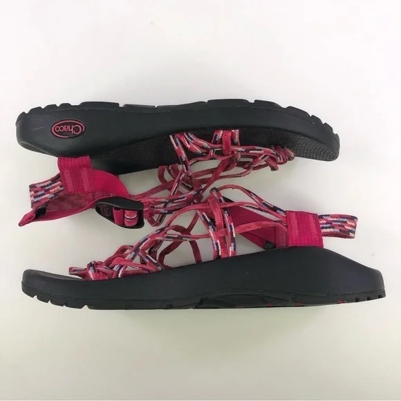 Chaco ZCloud X2 Sandal J106134 Women’s Size 9 Pink Black Hiking - Picture 3 of 7